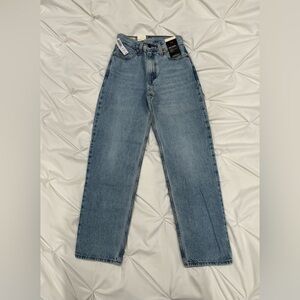 NWT levi’s premium dad jeans color charlie boy light wash sz 23 x 30